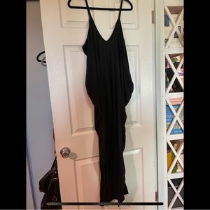 Black maxi dress/swim coverup